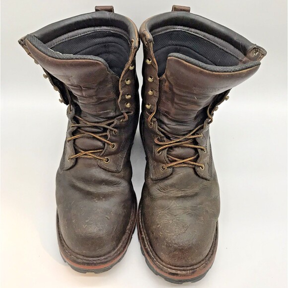Red Wing LoggerMax Safety Boots Men's 9.5 Leather ASTM F 2413-18 M/I/C EH 2217 - Picture 5 of 13